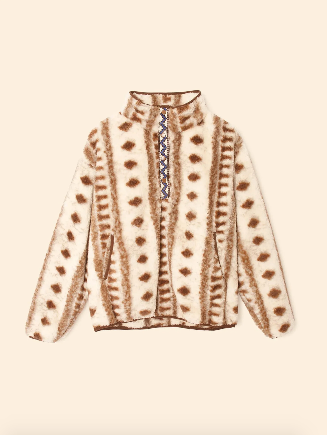 Xirena Ridge Fleece Pullover in Diamond Tribe