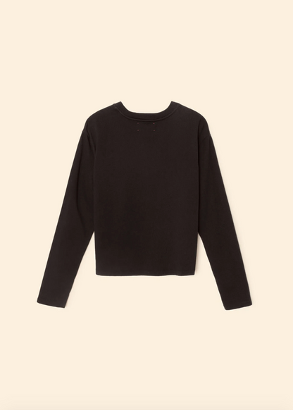 Xirena Terrance long sleeve Tee in Black