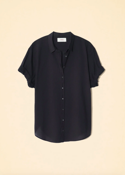 Xirena womens Channing Shirt in Black