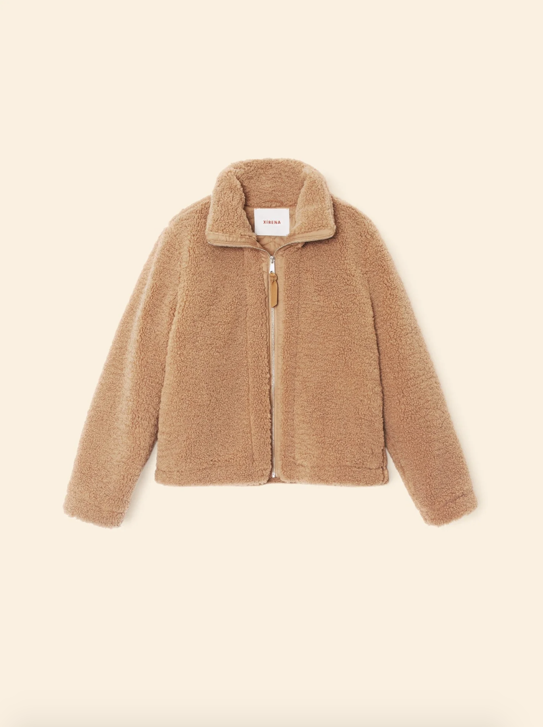 Xirena womens Dree Bomber in Teddy Brown