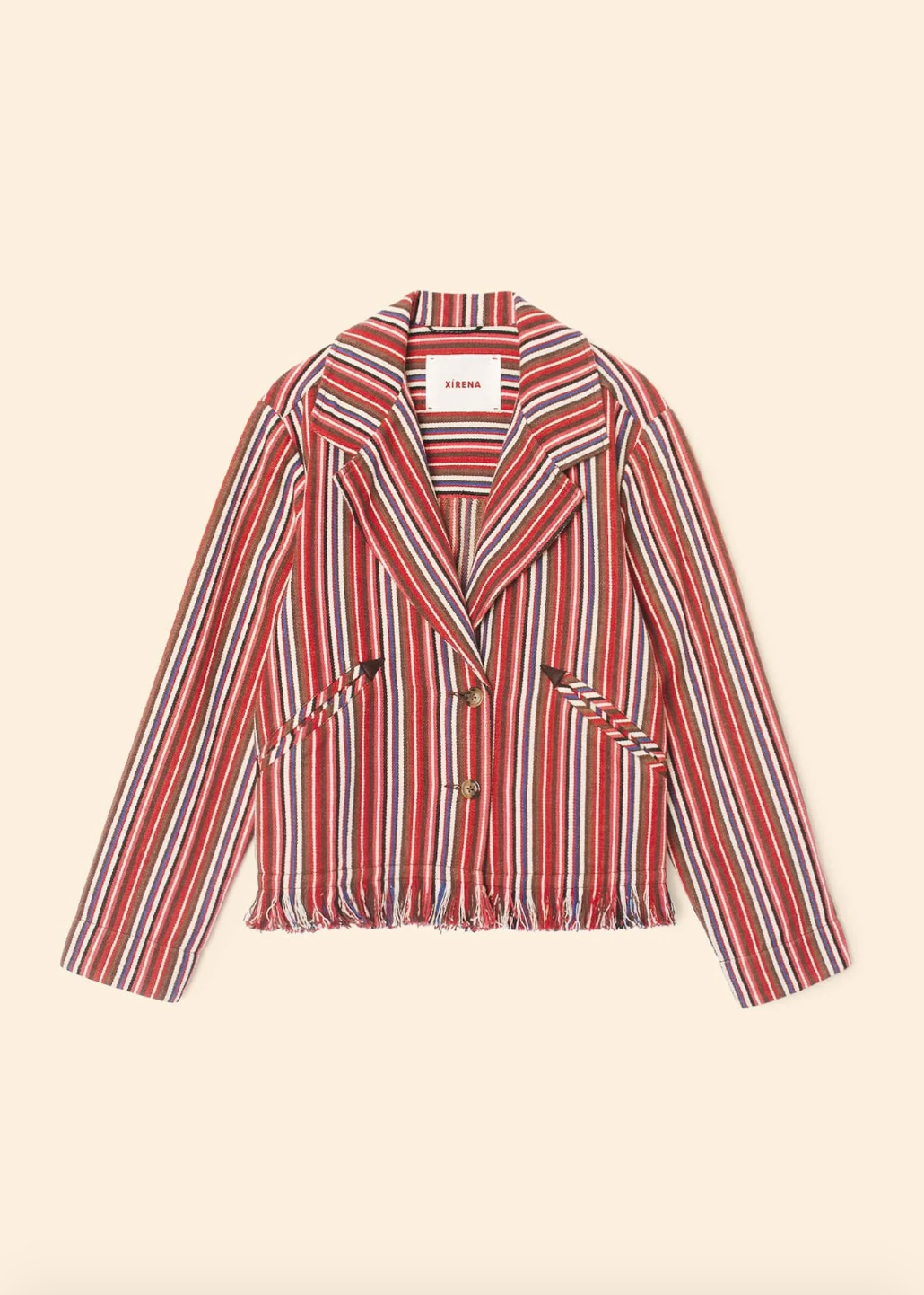 Xirena womens Onyx Stripe Garett Jacket