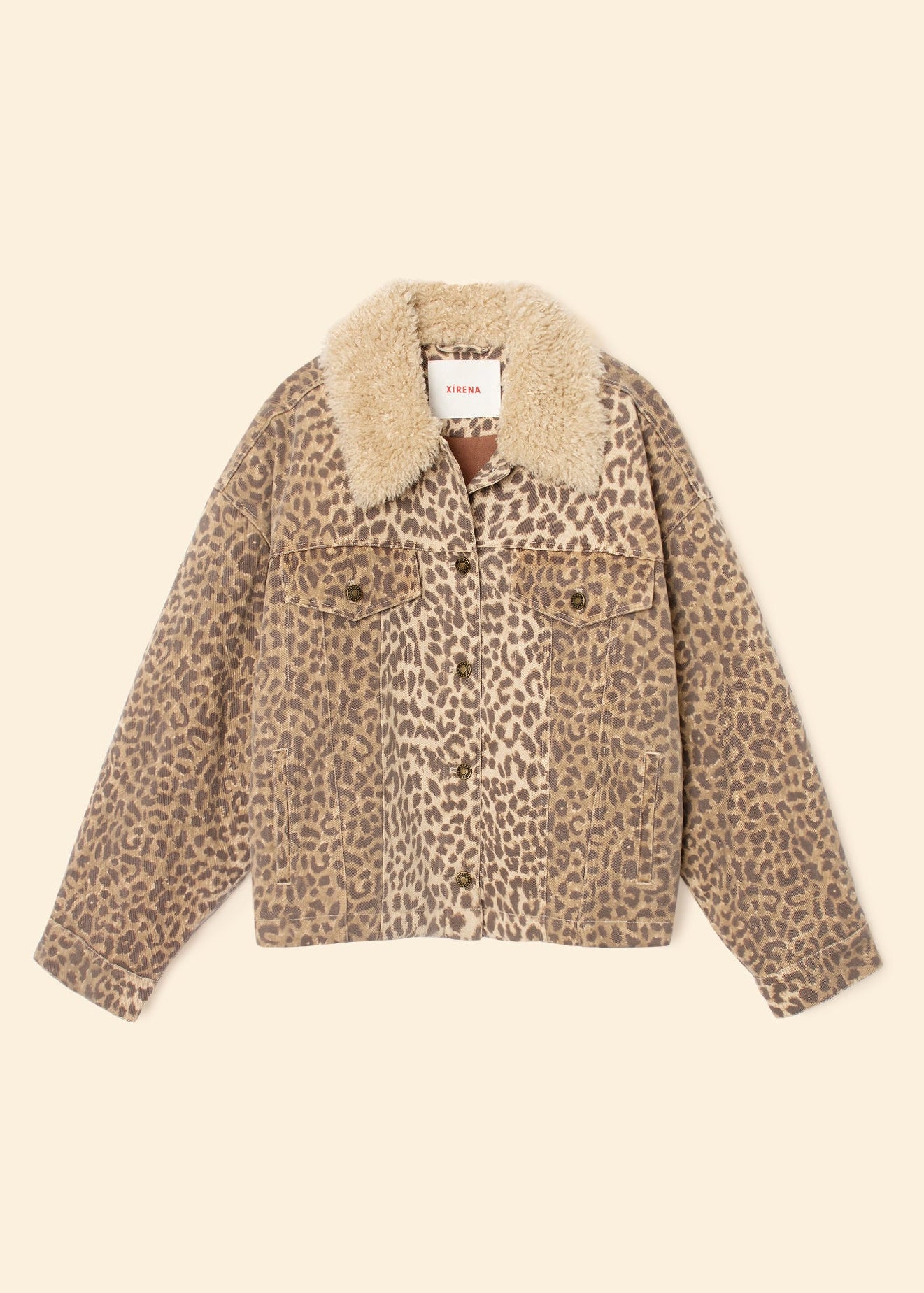 Xirena womens Ryko Jacket in sable print