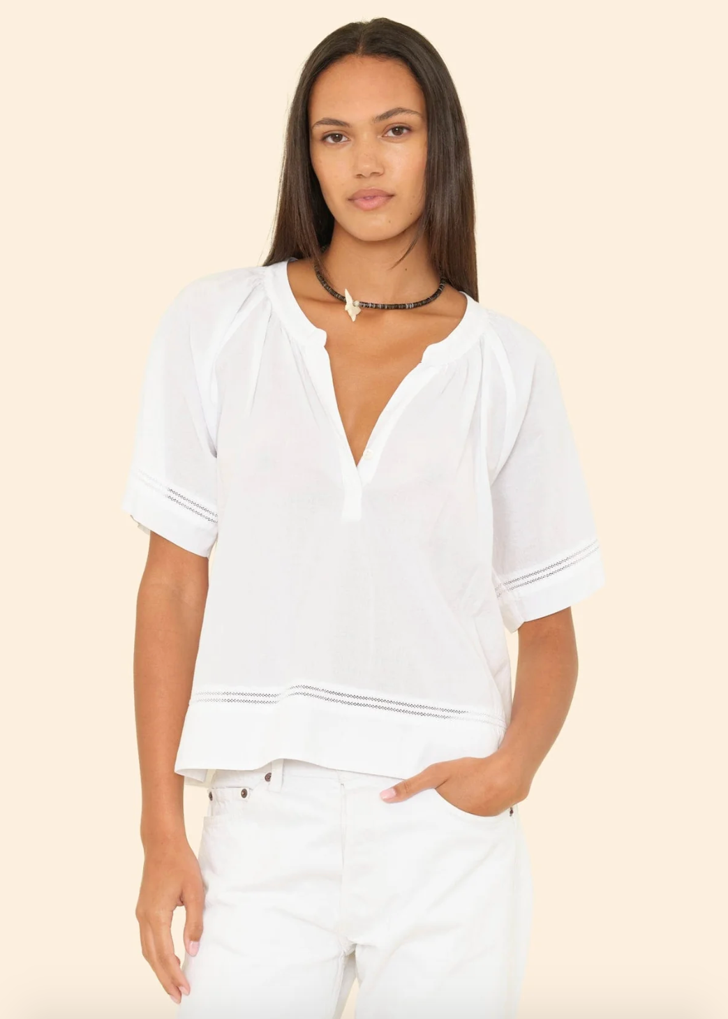 Xirena womens Sadie Top in White