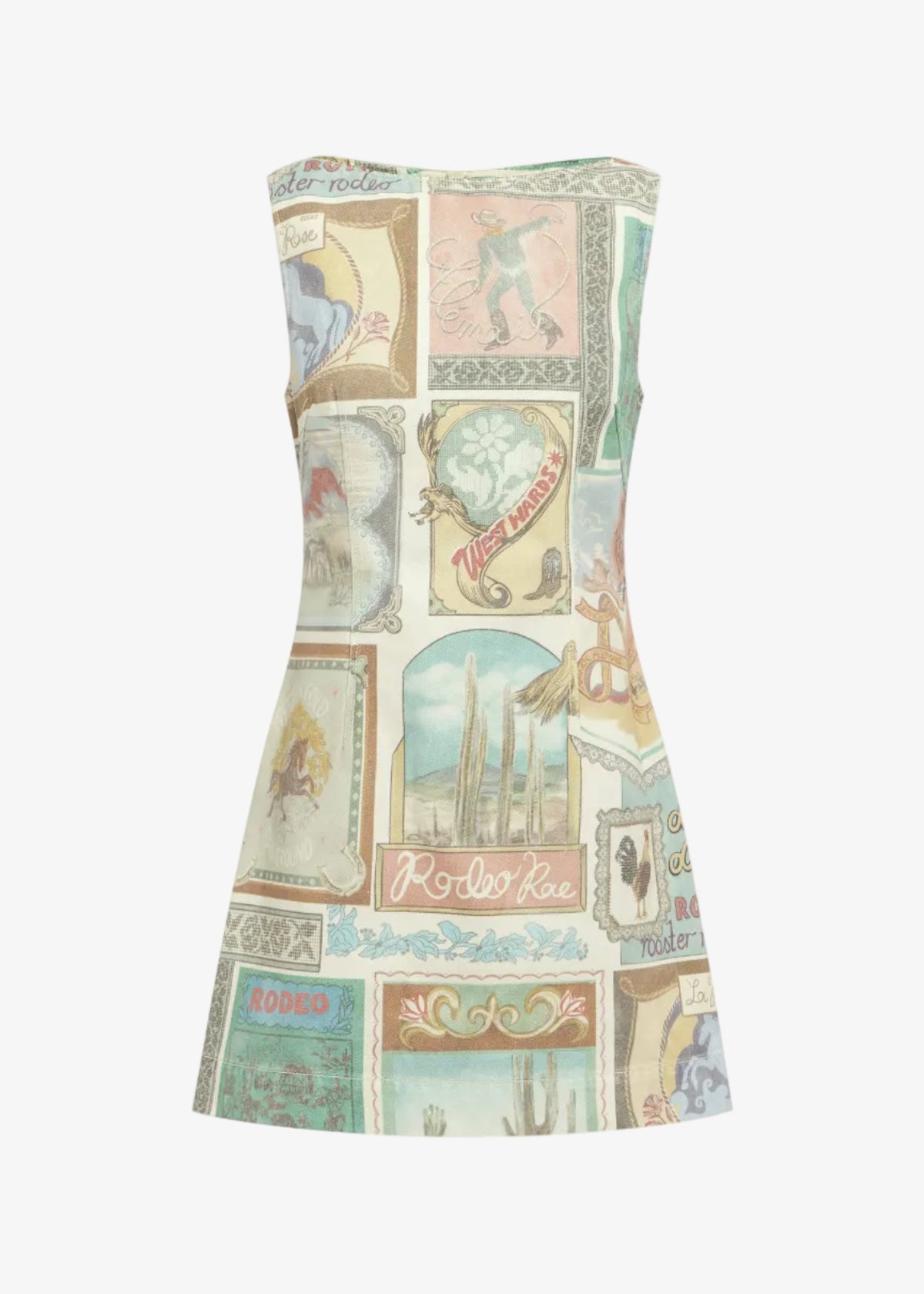 alemais Andie Denim Mini Dress