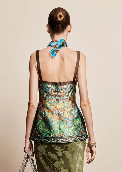 person wearing alemais womens Charlotte Top