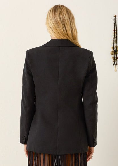 person wearing alix of bohemia Afternoon Pressed Daisy Blazer