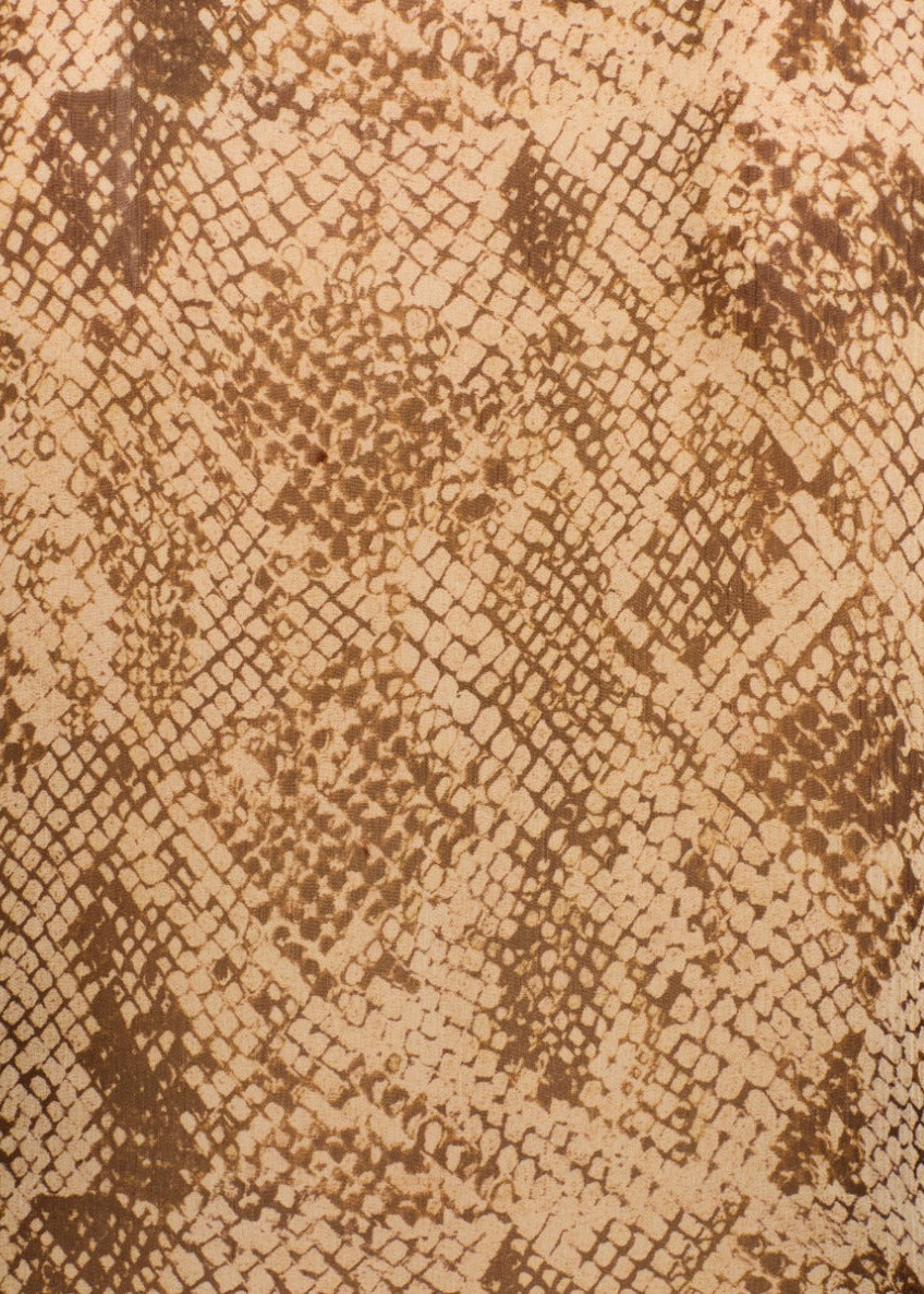alix of bohemia Dana Lemon Snakeskin Shirt