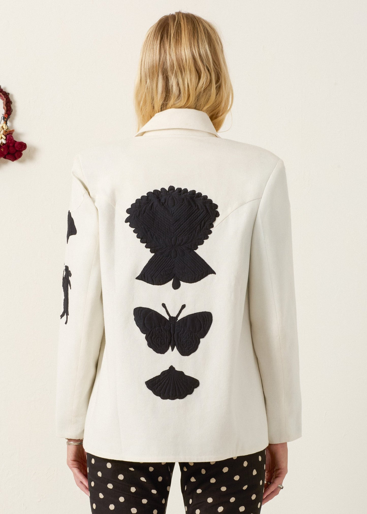 person wearing alix of bohemia Jude Pearl Reverie Jacket