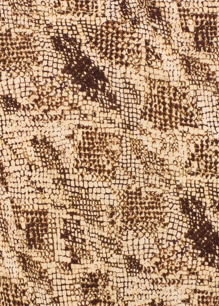 alix of bohemia Lyra Lemon Snakeskin Skirt