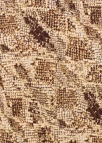 alix of bohemia Lyra Lemon Snakeskin Skirt