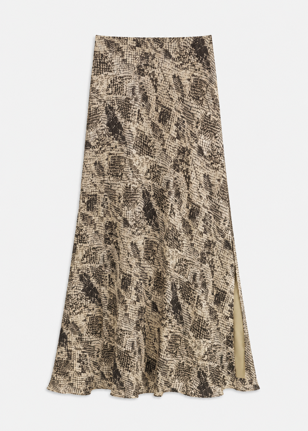 alix of bohemia Lyra Lemon Snakeskin Skirt