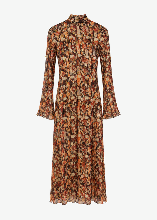 alix of bohemia Nia Topaz Snakeskin Dress