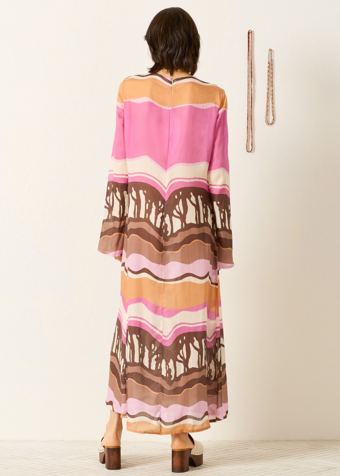 person wearing alix of bohemia Niall Bloomshade Dress