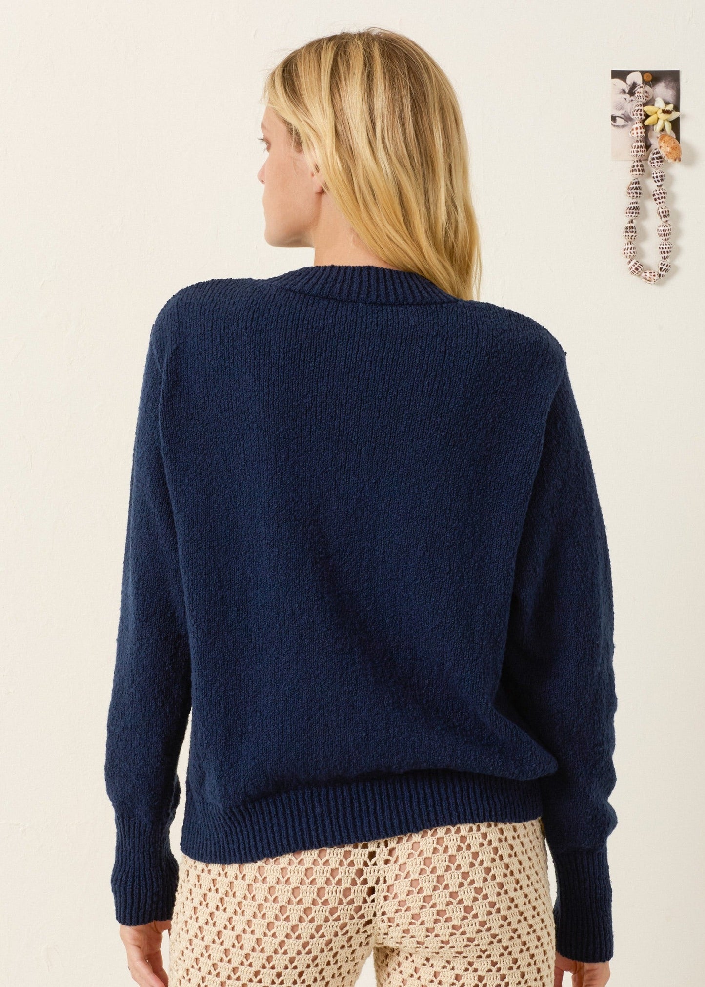 person wearing alix of bohemia Sammi Midnight Hare Cardigan