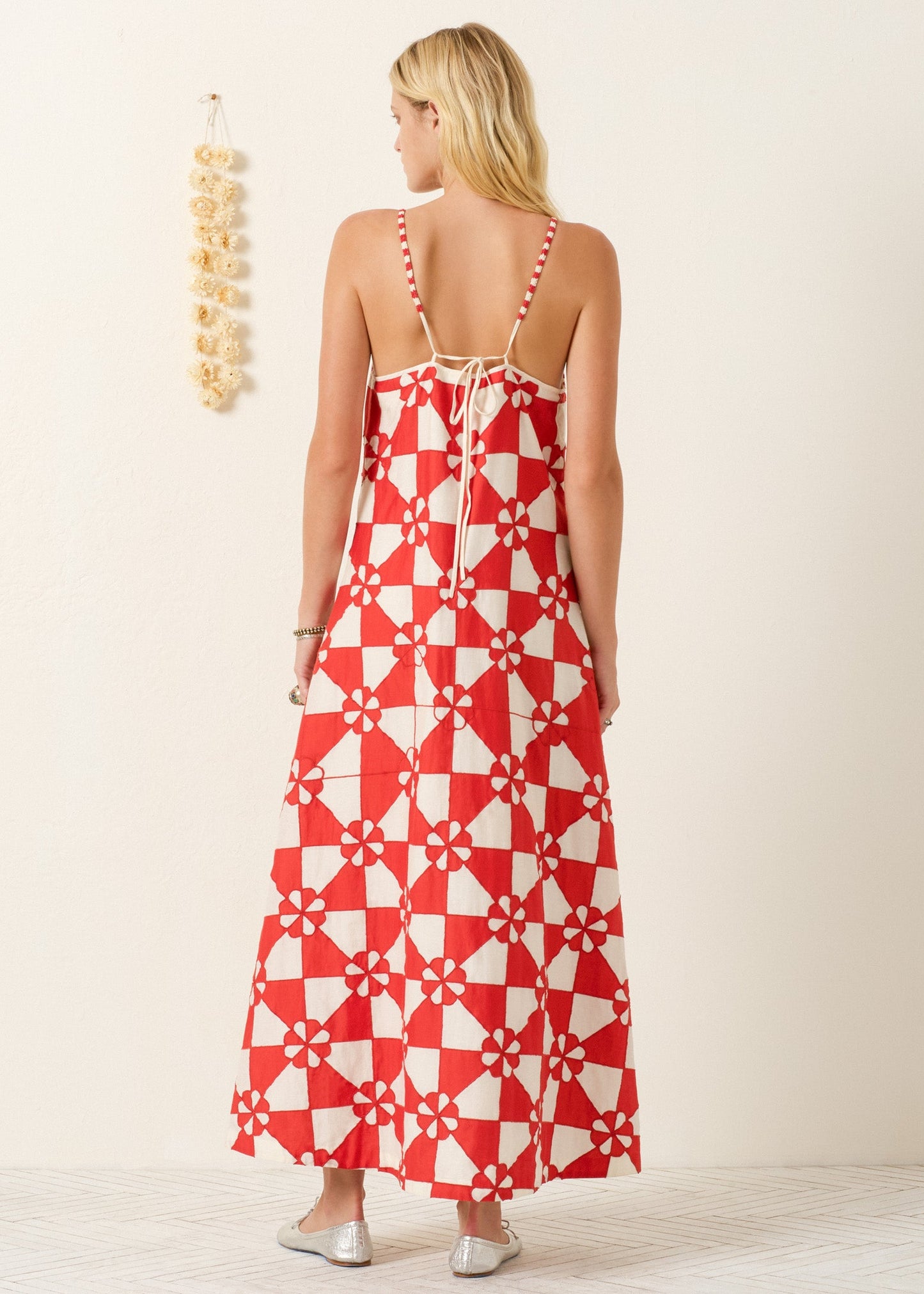 person wearing alix of bohemia Spice Ibis Jubilee Dress