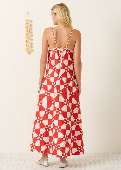 person wearing alix of bohemia Spice Ibis Jubilee Dress