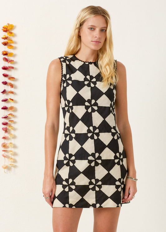 person wearing alix of bohemia Vita Onyx Jubilee Dress