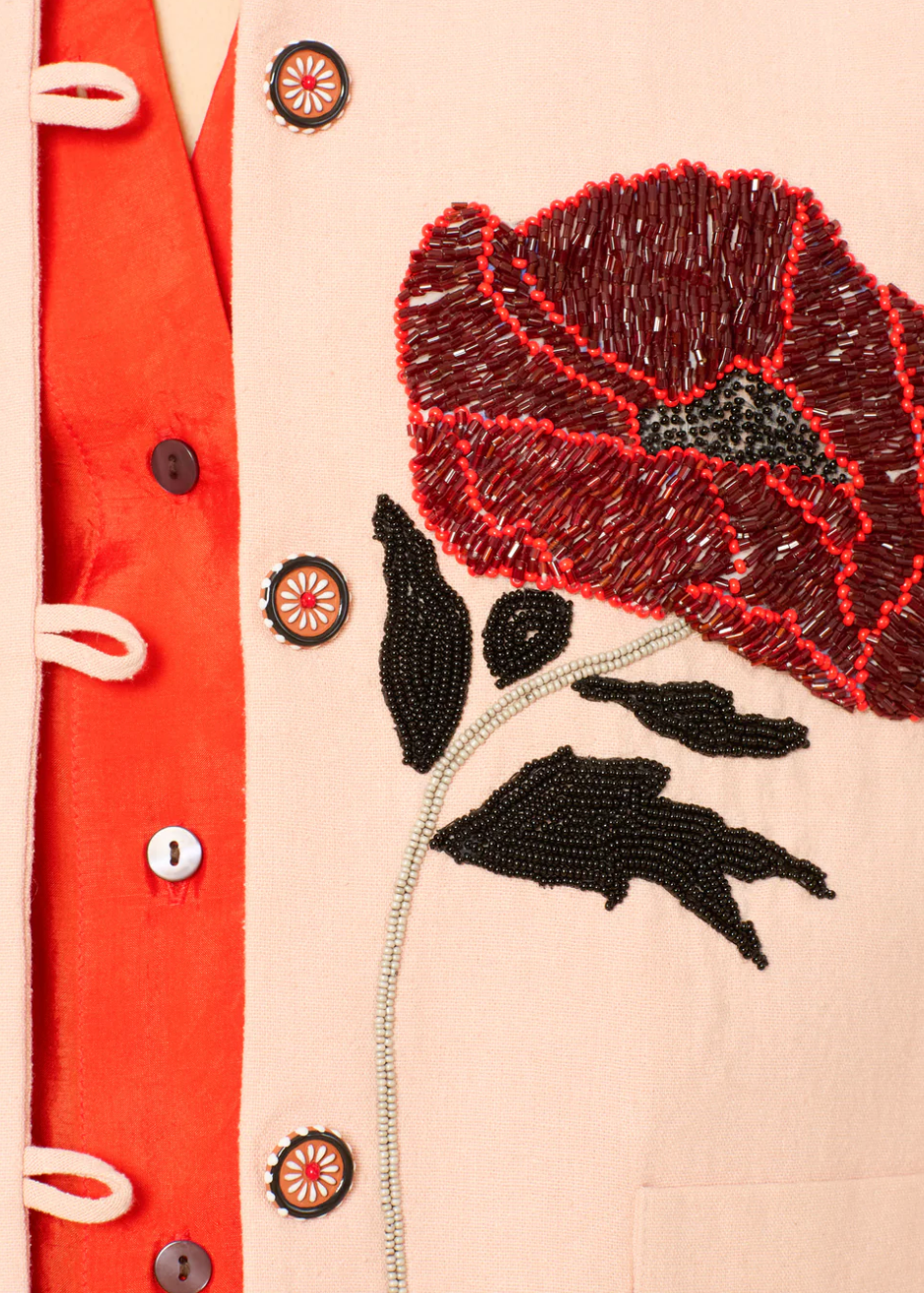 alix of bohemia womens Jude Ruby Poppy Jacket