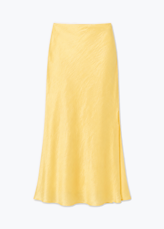 alix of bohemia womens Lyra Sunlight Silk Skirt yellow 