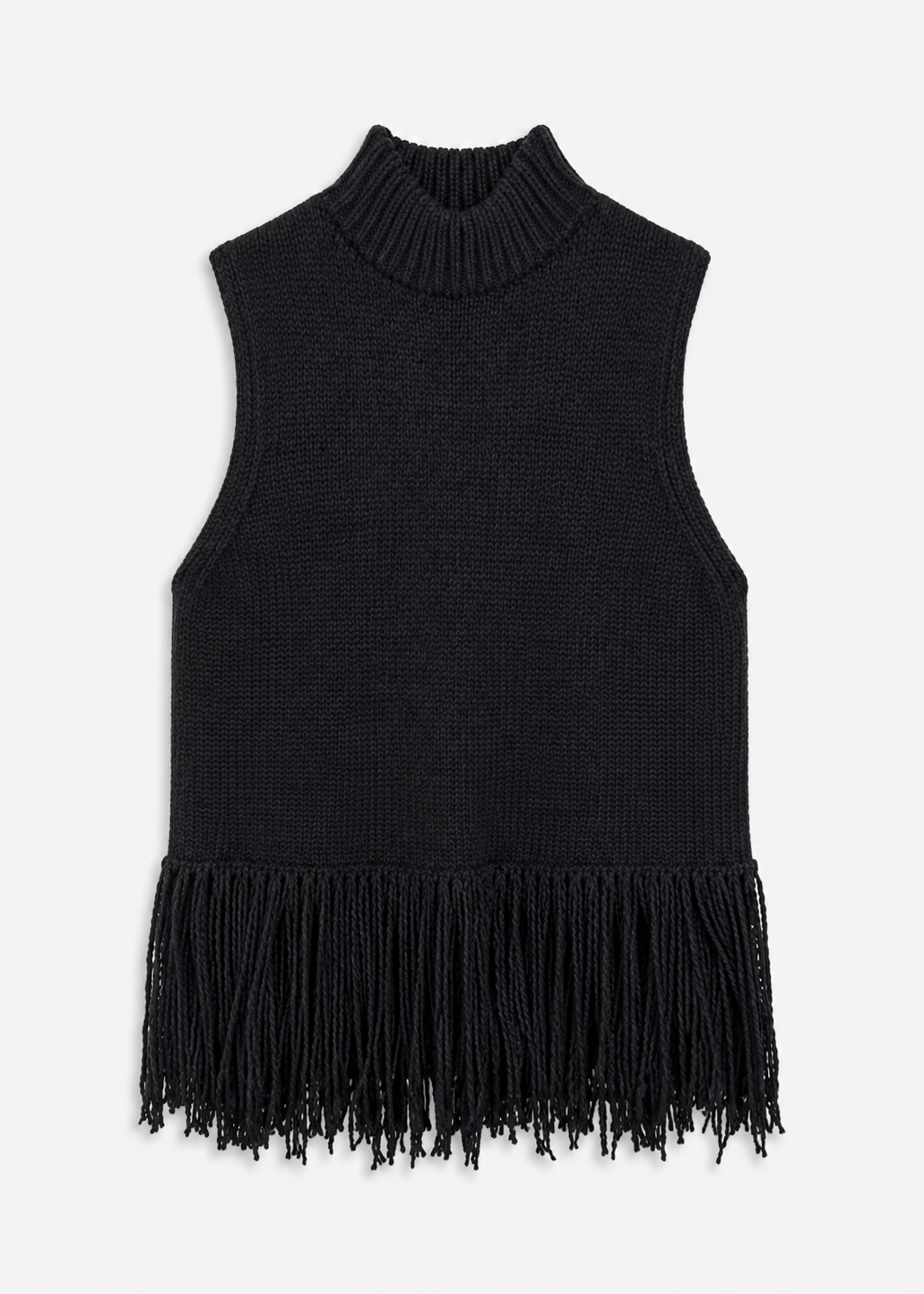 alix of bohemia womens Sonia Onyx Fringe Top in Black