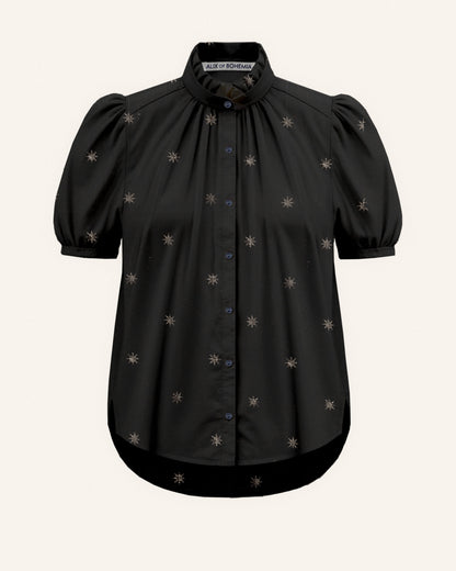 alix of bohemia womens cotton silk Winnie Celestial Night Shirt