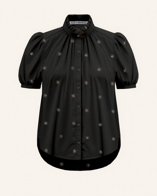 alix of bohemia womens cotton silk Winnie Celestial Night Shirt