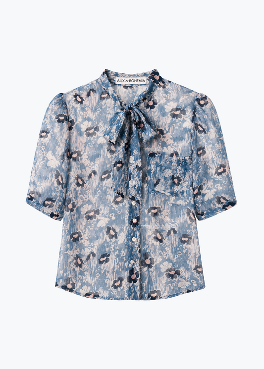 alix of bohemia womens printed Chance Water Flower Shirt
