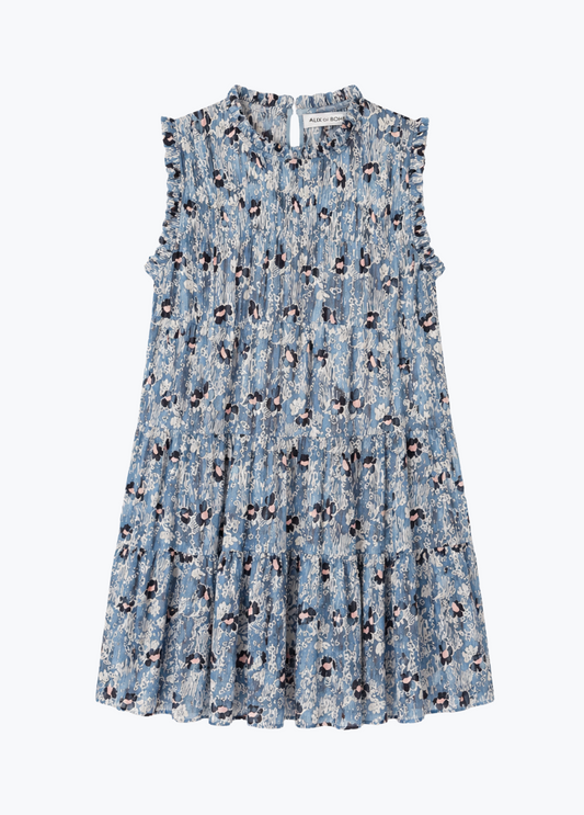 alix of bohemia womens printed Jule Water Flower Dress
