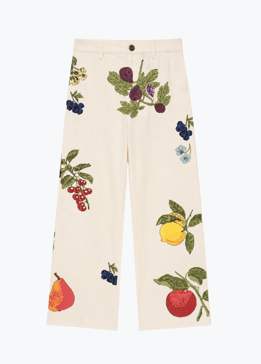 alix of bohemia womens printed Paige Nine Fruit Pant