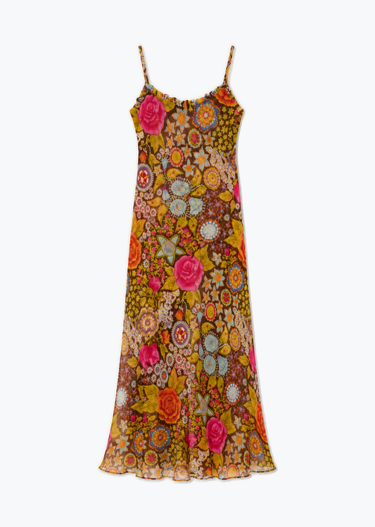 alix of bohemia womens printed viscose Athens Bloom Mirage Dress