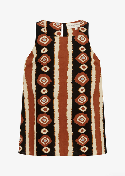 all that remains womens Nera Ikat Dress