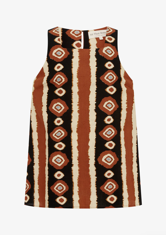 all that remains womens Nera Ikat Dress