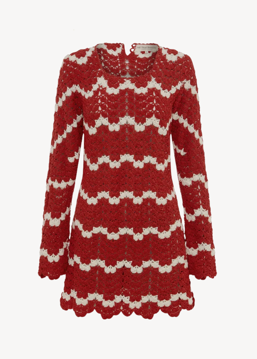 all that remains womens crochet knit Sara Dress