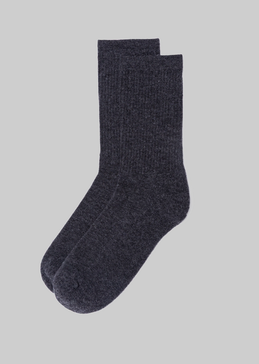 american trench Supermerino Socks in charcoal