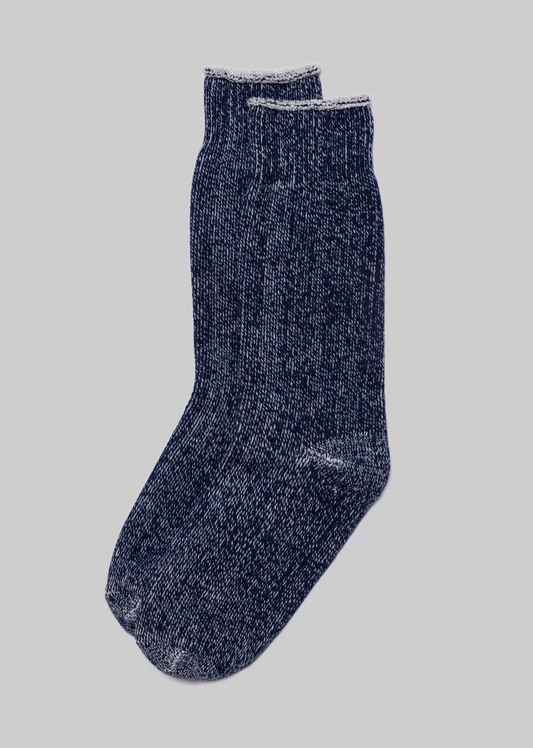 american trench Sweatshirt Socks in Navy