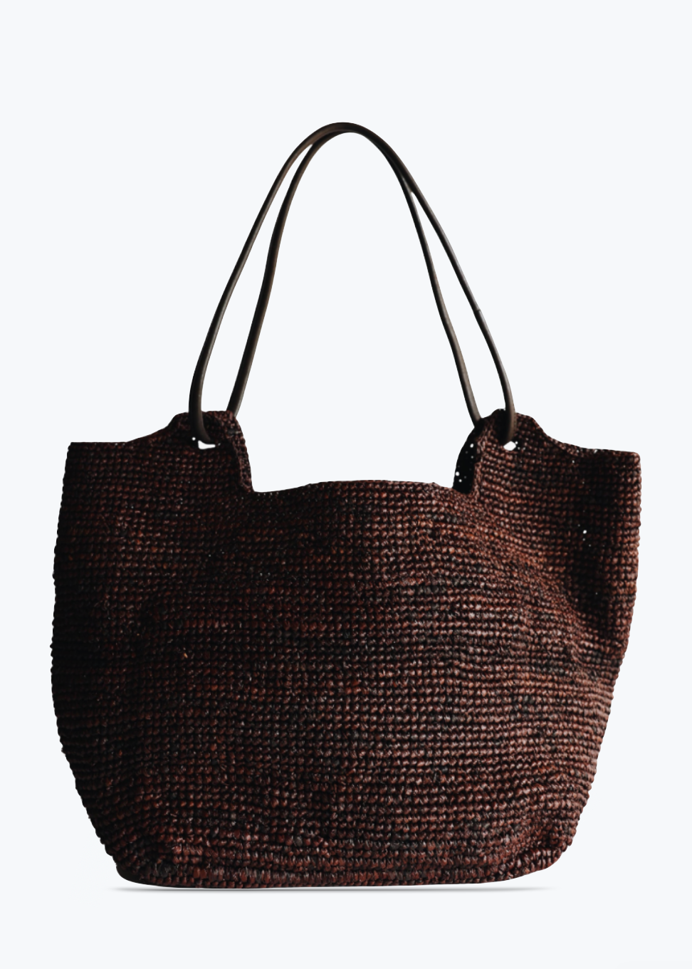 bembien Amaya Raffia Tote in Brown
