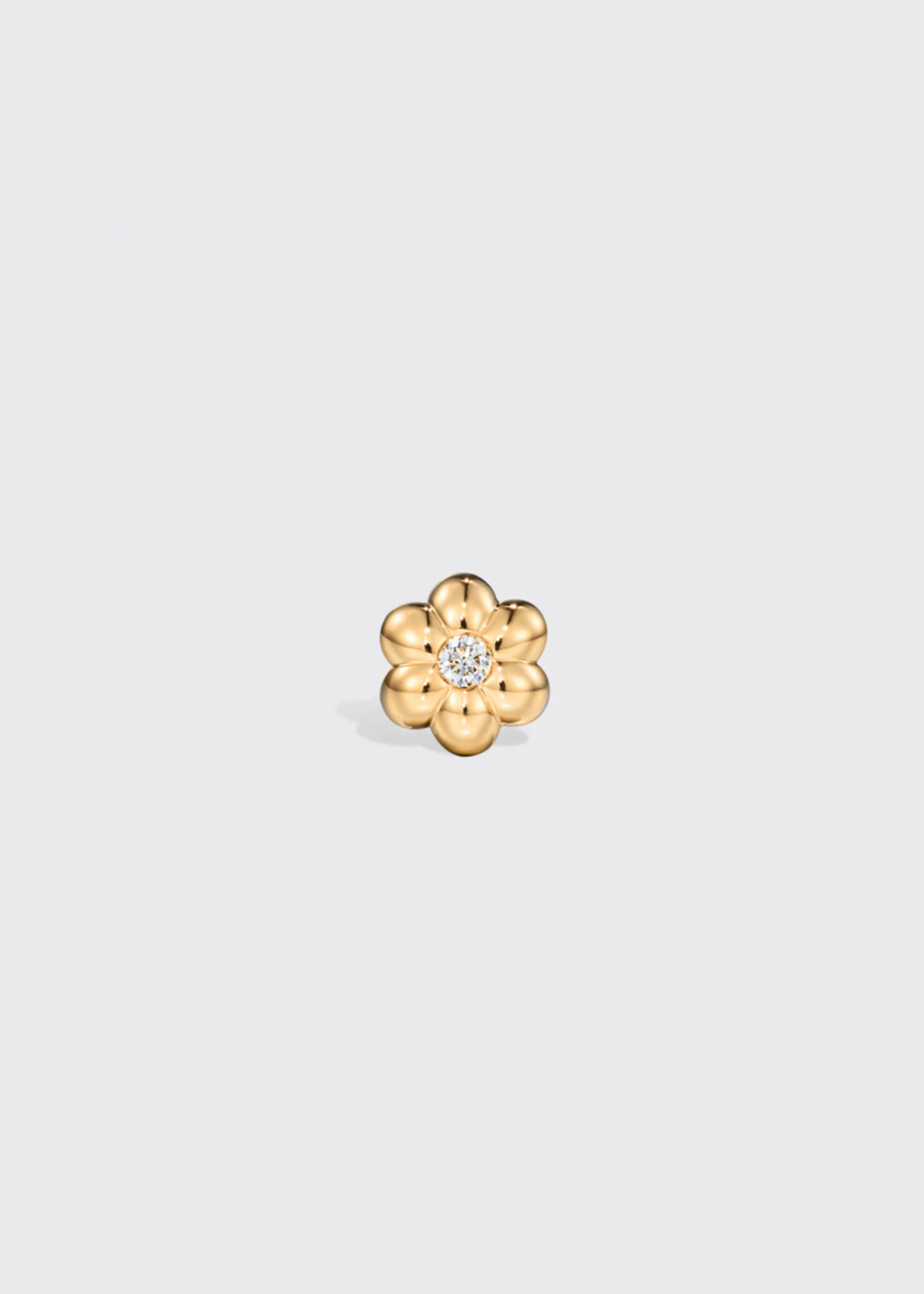 boochier fine jewelry 18k yellow gold Diamond Flower Bangers Charm
