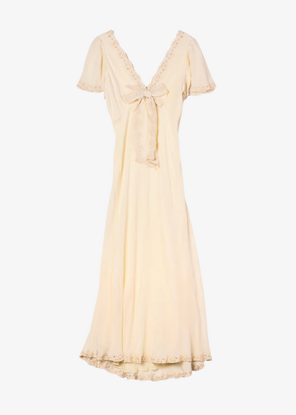 ciao lucia Brunello Ivory Silk Dress