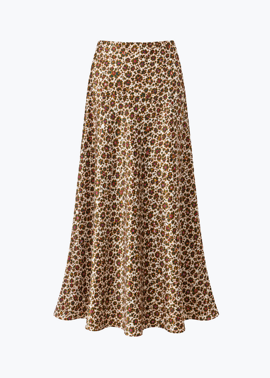 ciao lucia silk Concetta Floral Silk Skirt