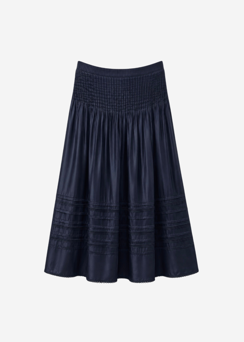 ciao lucia womens Enica Skirt in Midnight navy blue