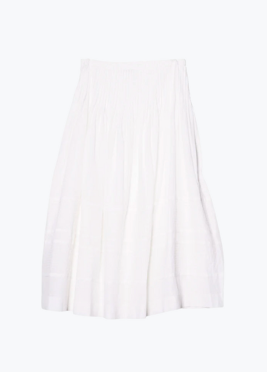 ciao lucia womens Enika Cotton Voile Skirt in White
