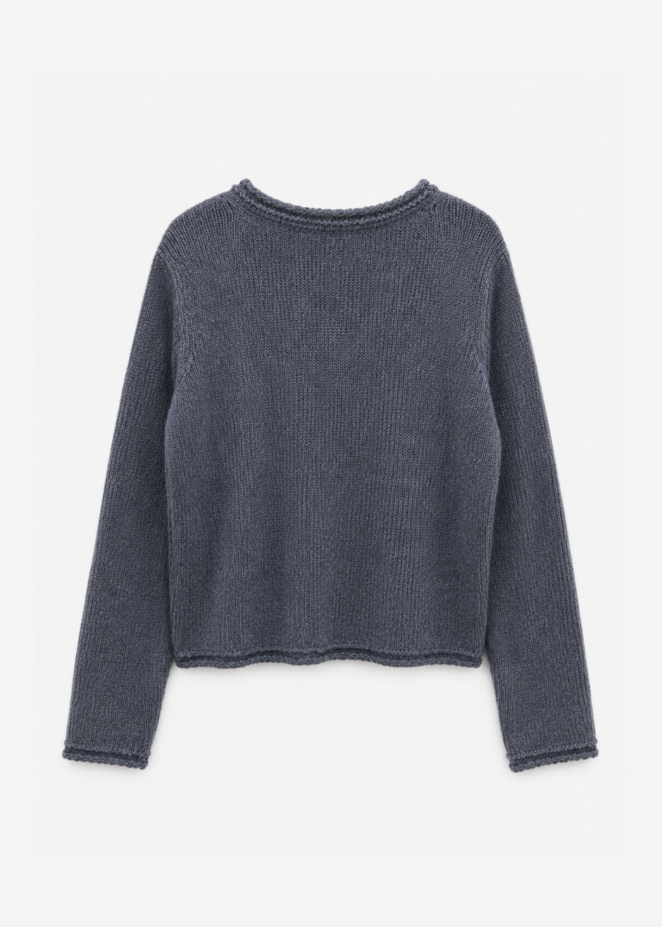 ciao lucia womens Sadie Denim Wool Blend Pullover