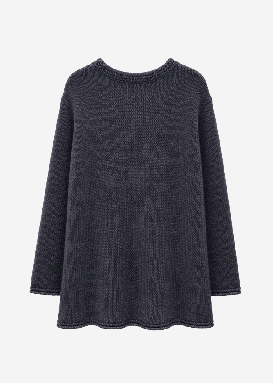 ciao lucia womens Tilda Denim Wool Blend Dress