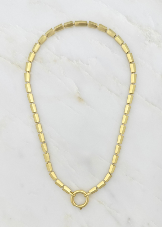 circa 1700 fine jewelry 18k yellow gold Alchemy Chain necklace