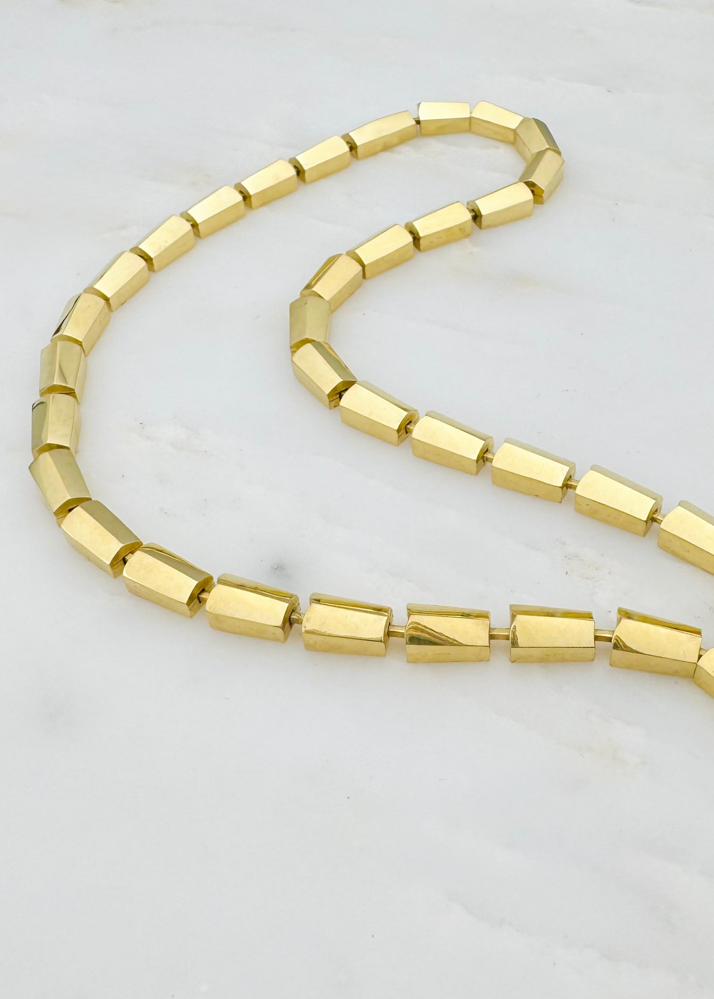 circa 1700 fine jewelry 18k yellow gold Alchemy Chain necklace