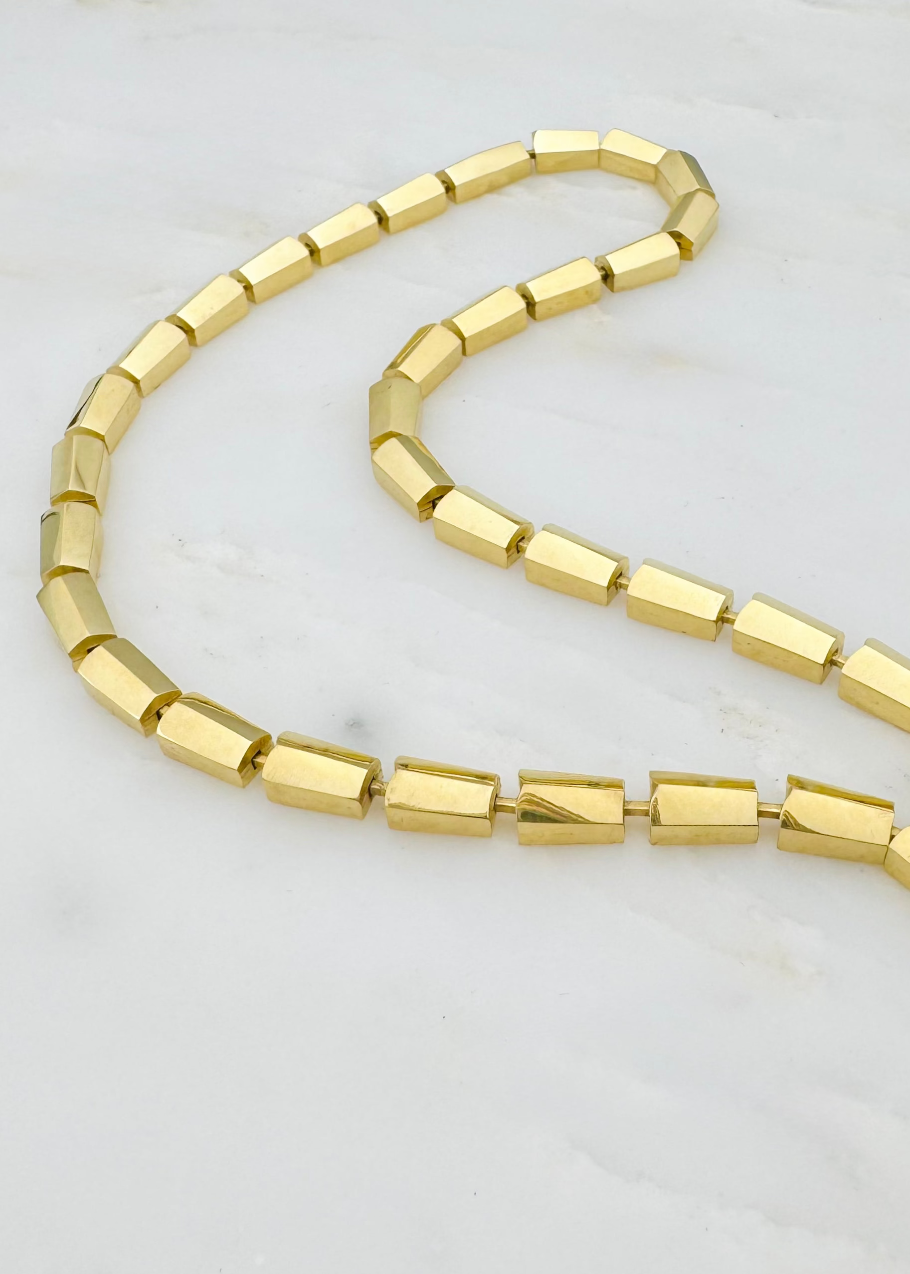 circa 1700 fine jewelry 18k yellow gold Alchemy Chain necklace