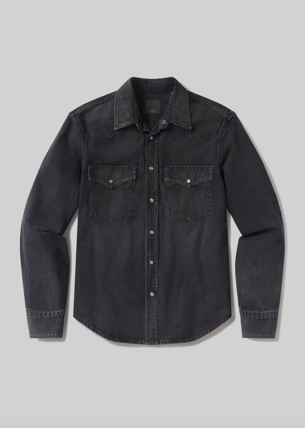 citizens of humanity mens Western Shirt In Vintage Black