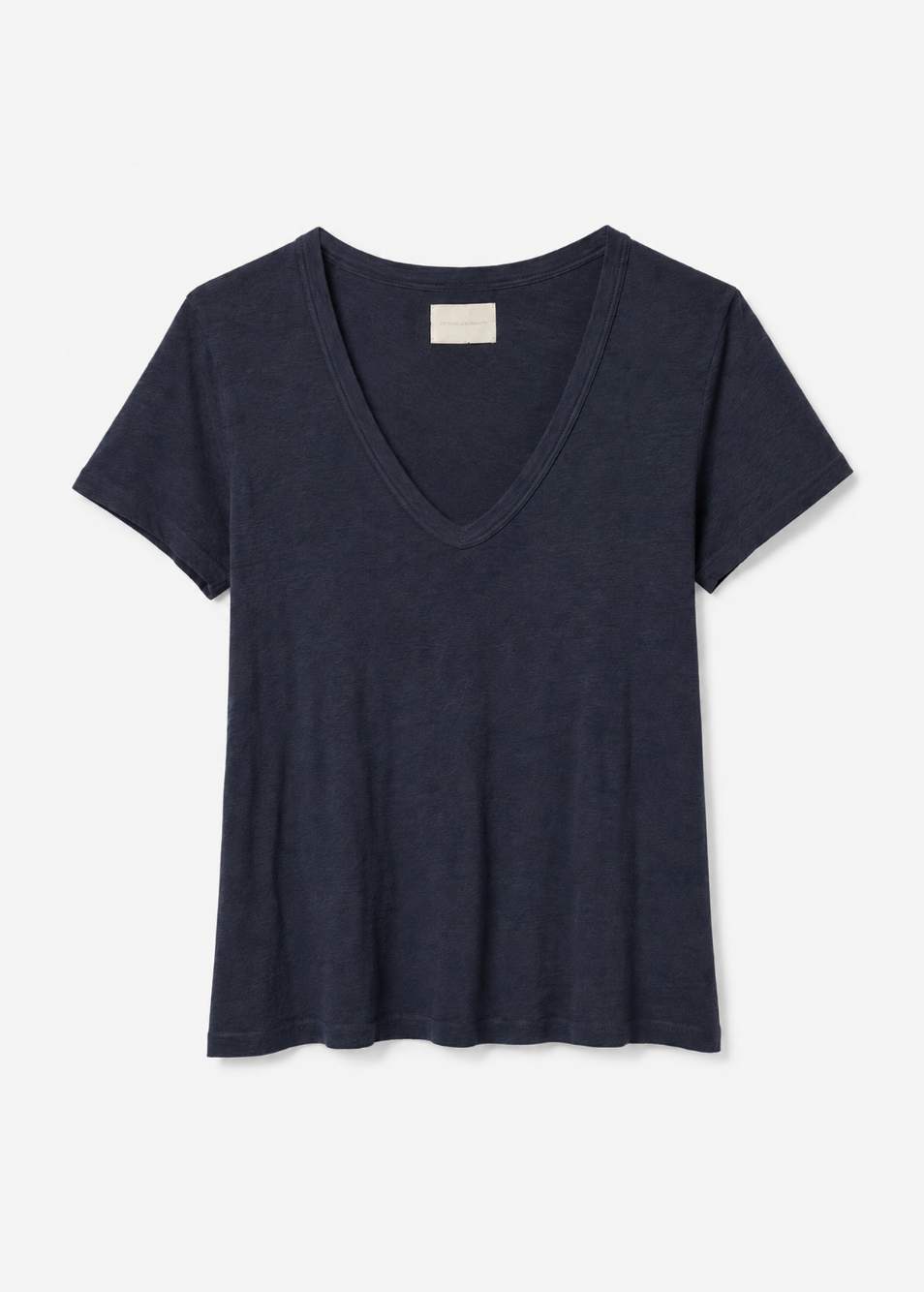 citizens of humanity womens Cecilie Relaxed V-Neck in Navy