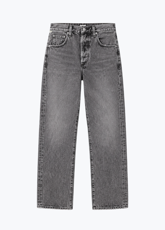 citizens of humanity womens denim 90's French High Rise Straight Jeans In Lumiere