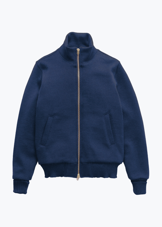 dehen1920 Full-Throttle Moto-Sweater in Blue